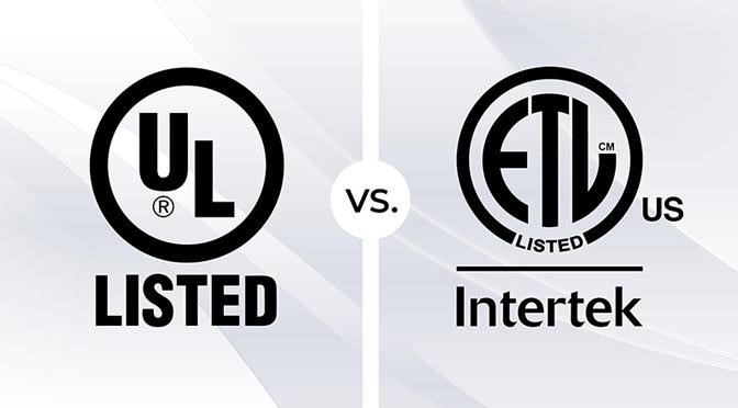 UL Listed vs ETL Listed