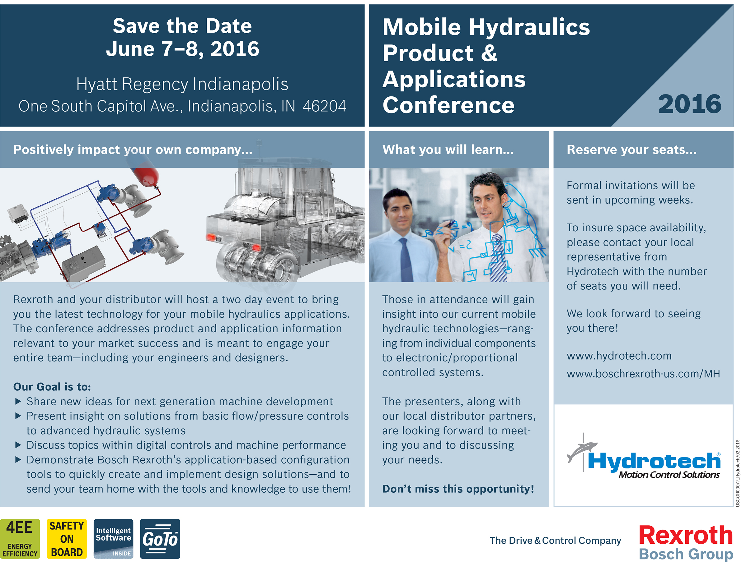 Bosch Rexroth To Host Mobile Hydraulics Product Applications